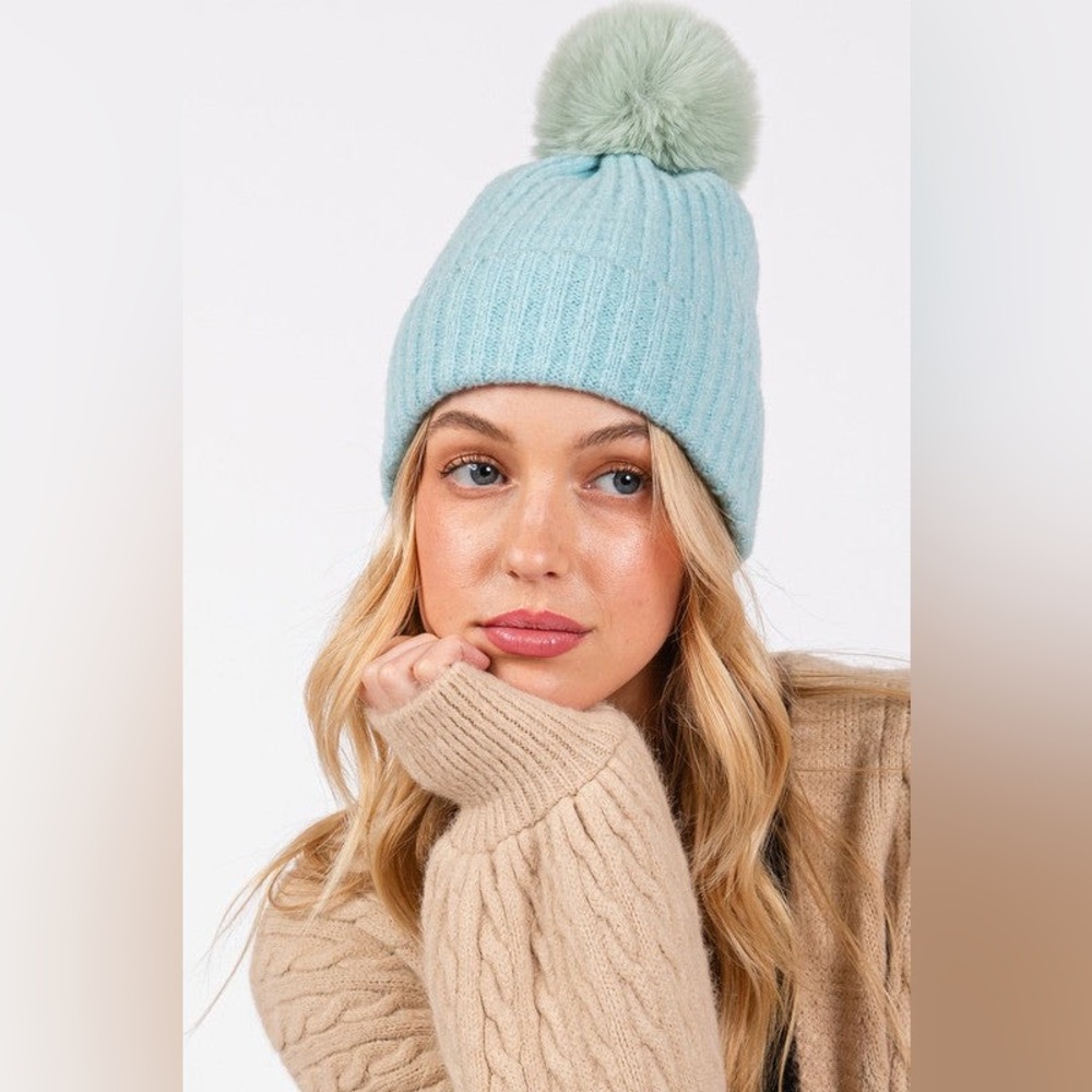 ❄️ 💠NWT Blue Milk Tea Hat